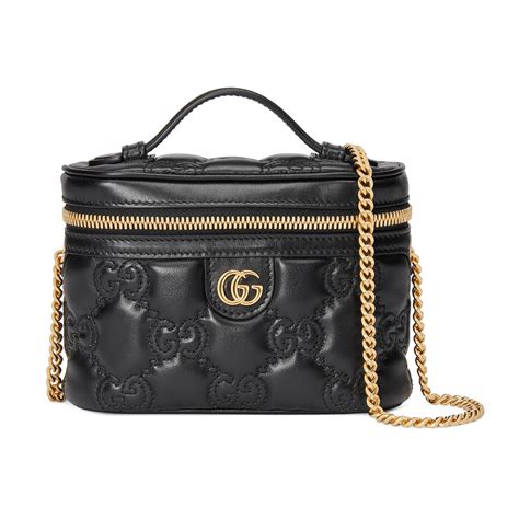 gucci gucci gg matelassé chain linked mini bag|GG Matelassé mini top handle bag .